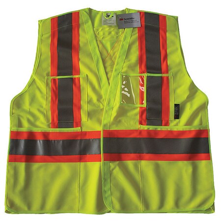 Safety Vest, Yellow/Green, 4XL/5XL MPN:491T12