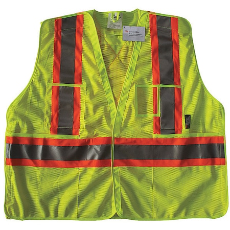Safety Vest, Yellow/Green, 2XL/3XL MPN:491T18
