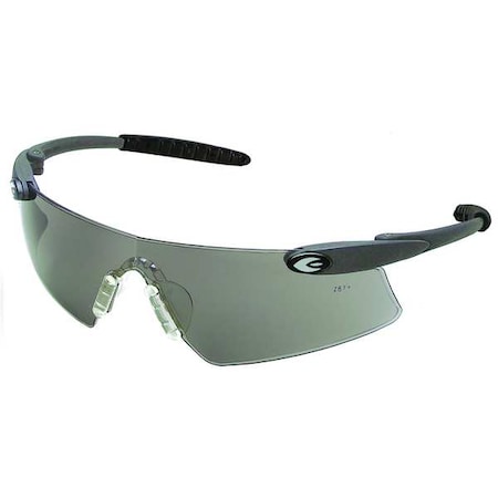 Persuader, Safety Glasses, Anti-Scratch, Gray Lens, Black Frame, Frameless MPN:4EY99