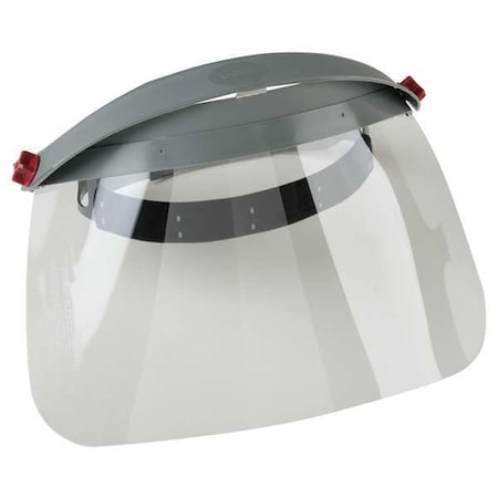 Pinlock Face Shield Assembly, Clear Visor, Polycarbonate, Pinlock Suspension, Uncoated Lens, Gray MPN:4EZC6