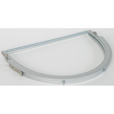Face Shield Frame, Silver, Aluminum MPN:4EZC8