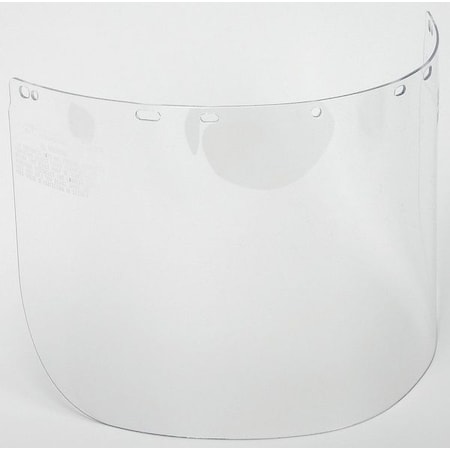 Face Shield Visor, Clear Visor, Polycarbonate, Uncoated Lens, Clear MPN:4EZD2