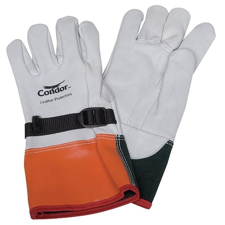 Electrical-Insulating Glove Protectors, Goatskin, 12