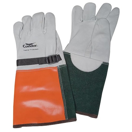 Electrical-Insulating Glove Protectors, Goatskin, 15