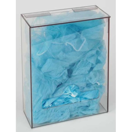 Hairnet Dispenser, Clear, PETG, 8.125 in W MPN:4GMT3