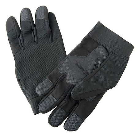 Anti-Vibration Gloves, M, Black, PR MPN:4HDK6