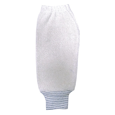 Knit Sleeve, Terry Cloth, 16 in Length, Beige, Straight Cuff MPN:4JD86