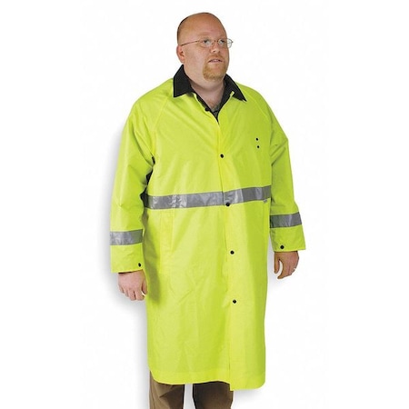 Rain Coat, Unrated, Yellow/Green, M MPN:4PCW6