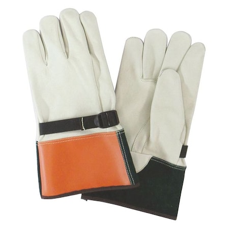 Electrical-Insulating Glove Protectors, Goatskin, 12