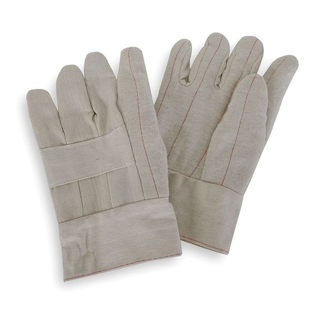 Condor Heat Resistant Gloves, Canvas Burlap Cotton, 500 Degrees F Max Temp., Straight Cuff natural MPN:4TJY2