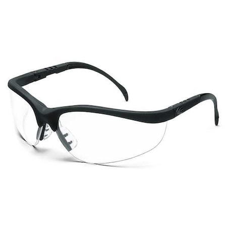 Nome, Safety Glasses, Anti-Fog, Clear Lens, Black Frame, Half-Frame MPN:4VAY5