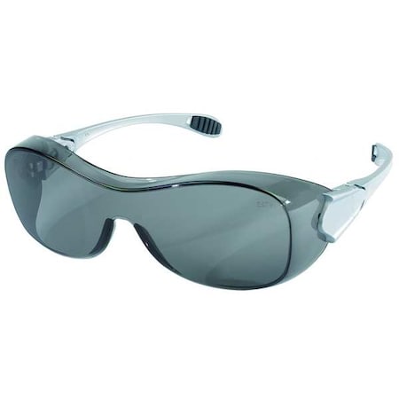 Safety Glasses, Oxulux, Gray Anti-Fog Lens, Scratch-Resistant, Polycarbonate, Frameless, Gray, OTG MPN:4VCD6
