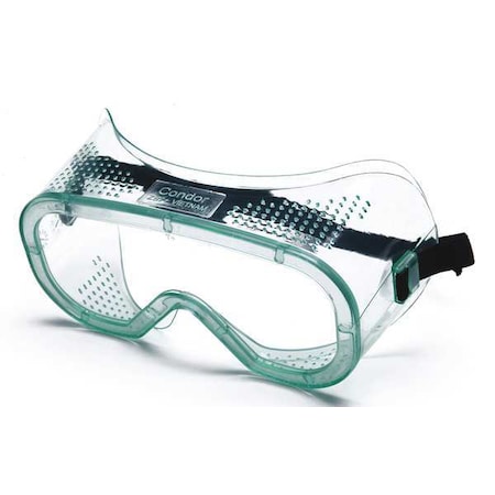 Safety Goggles, Clear Lens, Anti-Scratch, Direct Vented, Dielectric, Elastic Strap, Platoon Series MPN:4VCF5
