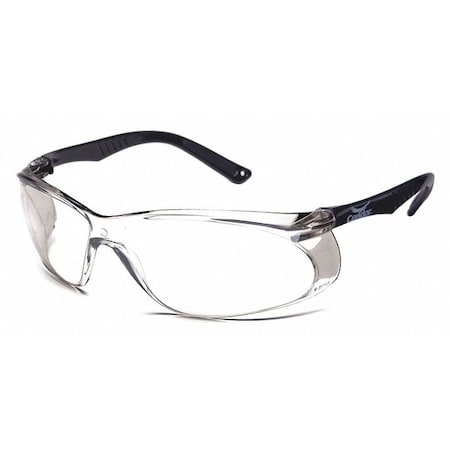Jbird, Safety Glasses, Anti-Scratch, Light Gray Lens, Black Frame, Frameless MPN:4VCK8