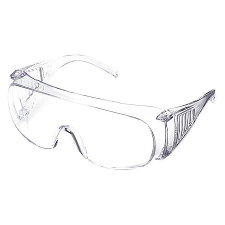 Condor Visitor, Safety Glasses, Anti-Scratch, Clear Lens, Clear Frame, Frameless MPN:4VCL8