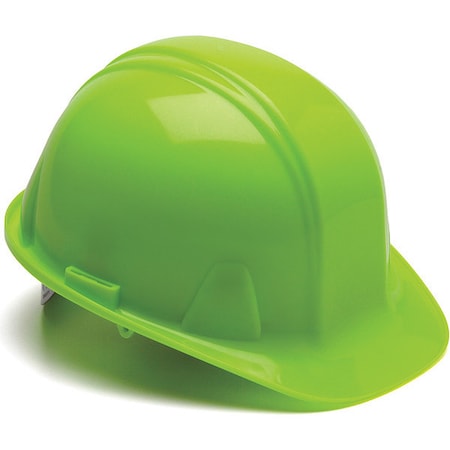 Hard Hat, SL, Polyethylene, 4 Point Pinlock, Type 1, Class E, Hi-Vis Lime MPN:52LC87