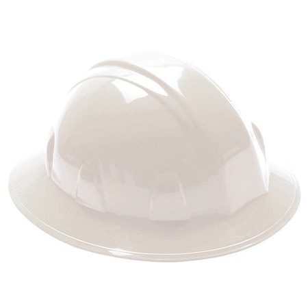 Full Brim Hard Hat, SL Series, Type 1, Class E, Ratchet (4-Point), White MPN:52LD06