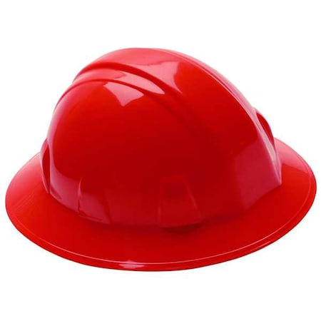 Hard Hat, SL, Polyethylene, 4 Point Ratchet, Type 1, Class E, Red MPN:52LD08