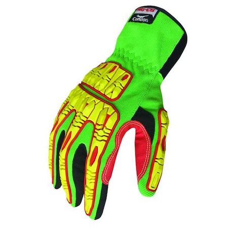 Impact Gloves, Size M, Green, PR MPN:53GN05