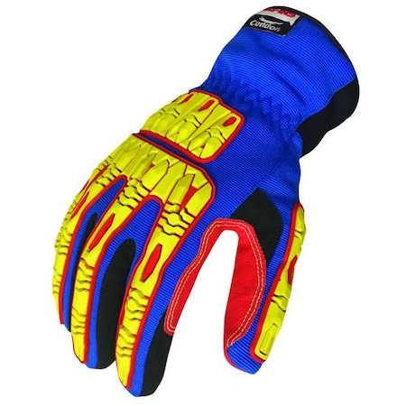 Impact Gloves, Size L, Blue, PR MPN:53GN12