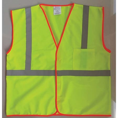 U-Block Vest, Class1 Yellow/Grn, S/M MPN:53YK47