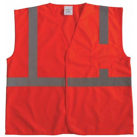 U-Block Vest, Class2 Orange/Red, 4XL/5XL MPN:53YL03