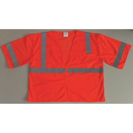 U-Block Vest, Class3 Orange/Red, L MPN:53YL82