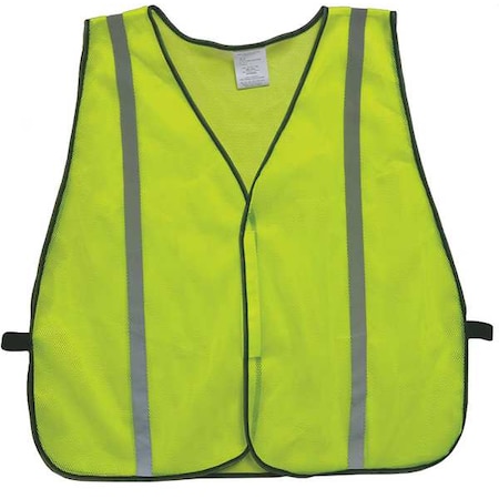 Back Stp Vest, Unrated Yellow/Grn, 2/3XL MPN:53YM02