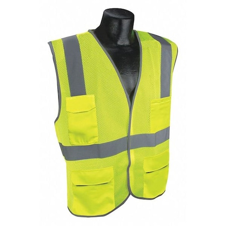 High Visibility Vest, Yellow/Green, S/M MPN:53YM20
