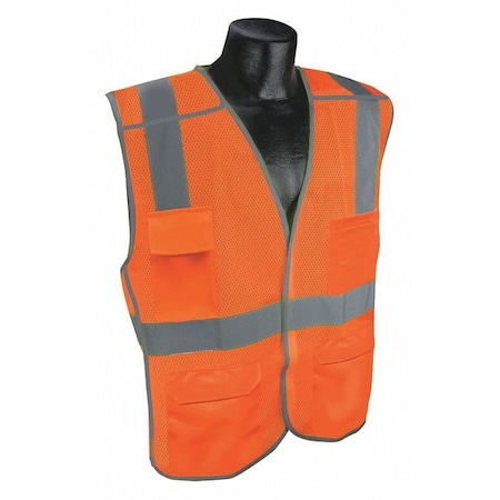 Breakaway Vest, Orange/Red, L/XL MPN:53YN38