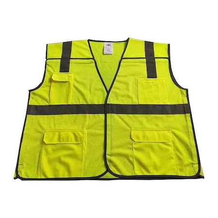 Breakaway Vest, Yllw/Green, 2XL/3XL MPN:53YN43