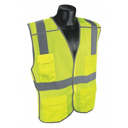 Breakaway Vest, Yllw/Green, 4XL/5XL MPN:53YN44