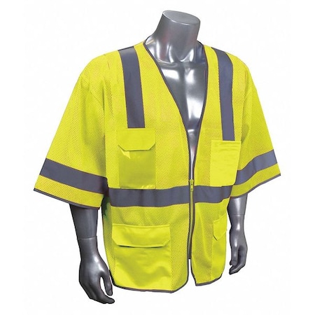 High Visibility Vest, Yellow/Green, S MPN:53YN77
