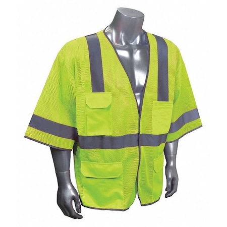 High Visibility Vest, Yellow/Green, S/M MPN:53YP06