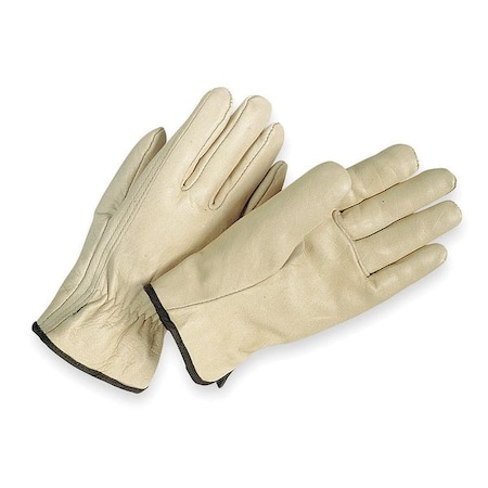 Leather Drivers Gloves, Cowhide, Full Finger, Shirred Slip-On, X-Small, 1 Pair MPN:5AJ33