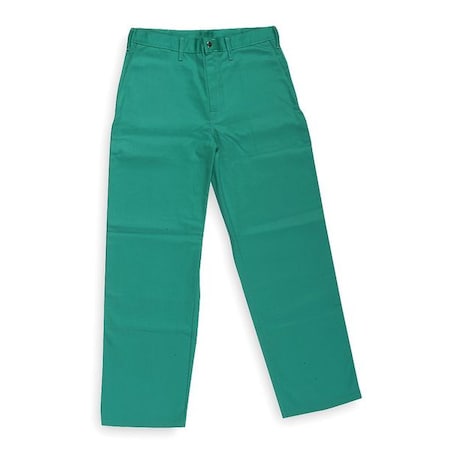 Flame-Retardant Treated Cotton Pants, Green, 3XL MPN:5WYR3
