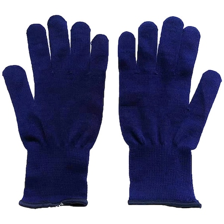 Glove Liners, Acrylic, 9 1/2 in Length, 31 g, Navy, Size Universal, 1 PR MPN:60NM35