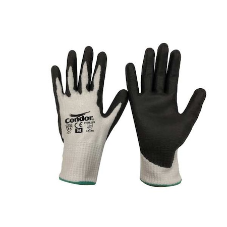 Cut-Resistant Coated Gloves, Cut Level A4, Dipped, Polyurethane, Smooth, XL 1 PR MPN:61CV82