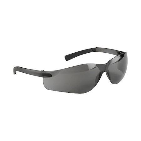 V300 Reader Safety Glasses, Gray Wraparound Frame, 1.0 Diopter, Gray Lens, Anti-Scratch Coating MPN:6PNZ9