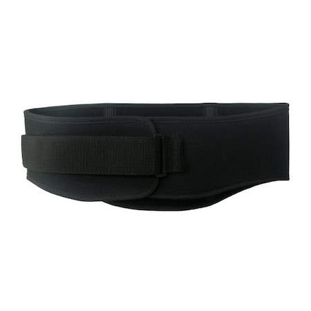Back Support w/Lumbar Pad, Black, Nylon, S MPN:6T558