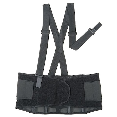 Back Support w/Stay, Black, Polyester, S MPN:6T562