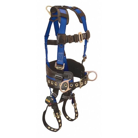 Condor Full Body Harness, S/M, 425 lb., Mating Chest/ Tongue Leg Straps MPN:7DD48