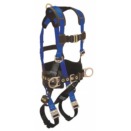 Condor Full Body Harness, S, 425 lb., Quick-Connect Chest/ Quick-Connect Leg Straps MPN:7DD50