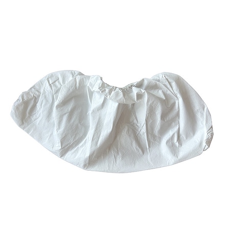 Disposable Shoe Covers, Microporous Film Laminate, White, Slip Resistant Sole: No, XL MPN:817J86