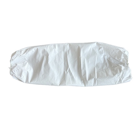 Not Applicable Protective Sleeves, 18 in Length, Not Applicable Thick, Serged Seam, White, 200 PK MPN:817JN6