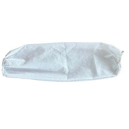 Not Applicable Protective Sleeves, 18 in Length, Not Applicable Thick, Serged Seam, White, 200 PK MPN:817JN7