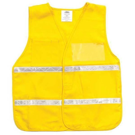 Safety Vest, Yellow, Legend Insert, Univsl MPN:8X769