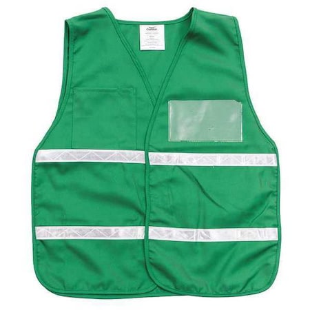 Safety Vest, Green, Legend Insert, Univsl MPN:8ZH74