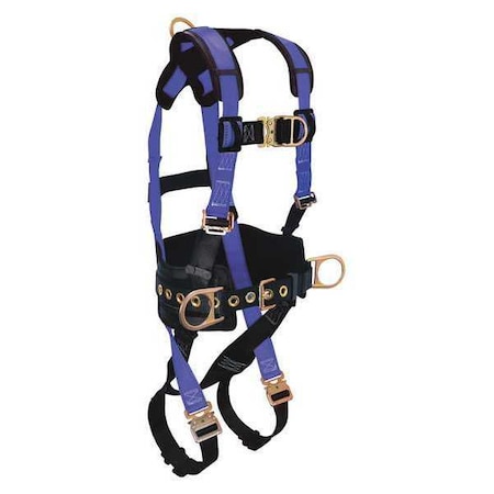 Premium Climbing Full Body Harness, M, 425 lb., Quick-Connect Chest/ Quick-Connect Leg Straps MPN:G7035QCFDM