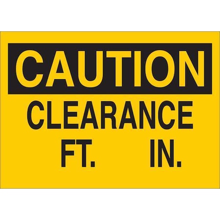 Clearance _ft_in, Aluminum, 10 in x 14 in, Surface MPN:34GF85